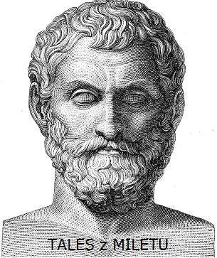 Tales z Miletu rycina z książki Illustrerad verldshistoria 
    utgifven av E. Wallis. volume I